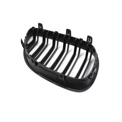 High Quality Car Grill Matte Black Double Line Front Bumper Car Grille for BMW 5 Series E60 2003-2010