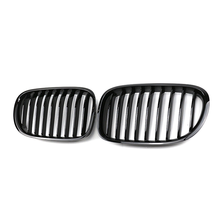 Car Parts Wholesale Car Parts Double Slat Gloss/Matte Black Car Front Grille for BMW 7 Series F01 2008-2014