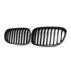 Car Parts Wholesale Car Parts Double Slat Gloss/Matte Black Car Front Grille for BMW 7 Series F01 2008-2014