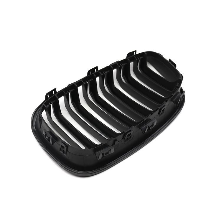 Wholesale Car Accessories Dual Slat Matte Black Car Front Bumper Mesh Grille for BMW 1 Series F20 2012-2014,www.hongyangcorp.com,Wholesale Car Accessories Dual Slat Matte Black Car Front Bumper Mesh Grille for BMW 1 Series F20 2012-2014