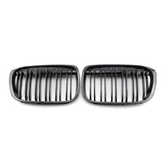 Vehicle Spare Parts Auto Parts Double Slat Gloss/Matte Black Car Front Grille for BMW X1 Series F48 F49 16-19