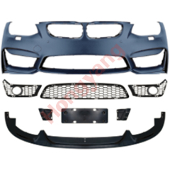 Car Body Kit Front Bumper Assy for BMW 3Series E92 Modified to M4 2010-2013 With Fog Lamp Hole Style