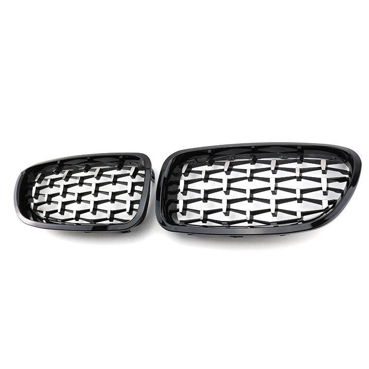 Automotive Accessories Diamond Black Front Bumper Mesh Radiator Grille Car Front Grille Fit for BMW Series 5 F10 2010-2017,www.hongyangcorp.com,Automotive Accessories Diamond Black Front Bumper Mesh Radiator Grille Car Front Grille Fit for BMW Series 5 F10 2010-2017