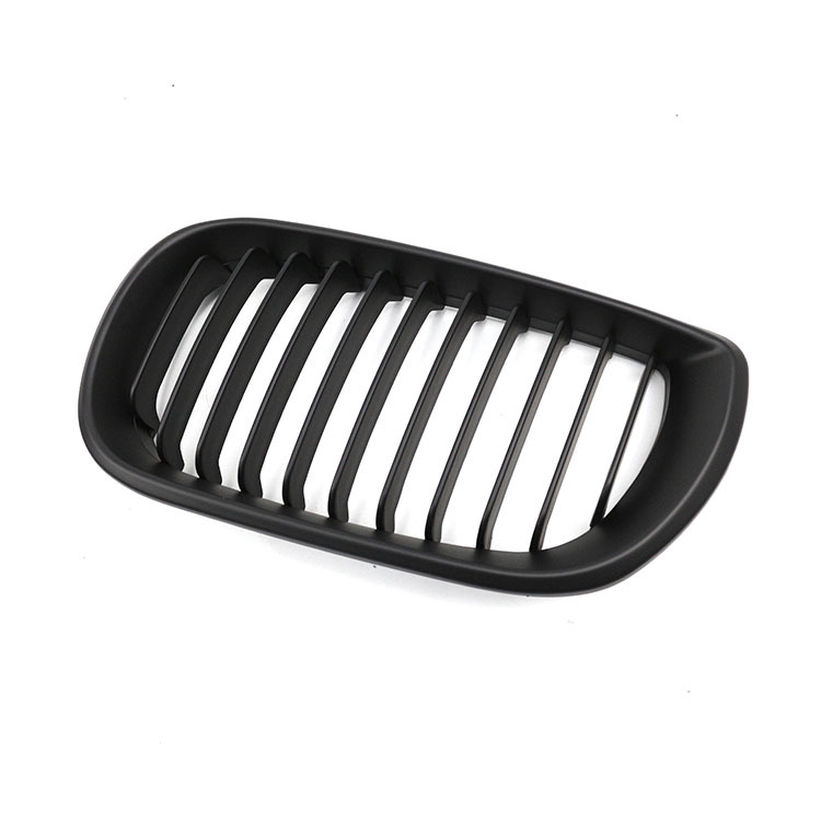 Automotive Matte Black Single Slat Custom OEM Insert Front Bumper Mesh Grille Car Front Grille Fit for BMW E46 2002-2004