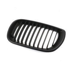 Automotive Matte Black Single Slat Custom OEM Insert Front Bumper Mesh Grille Car Front Grille Fit for BMW E46 2002-2004