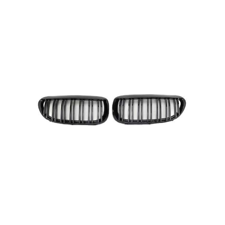 Hot Sale Gloss Black Painted Dual Slat Front Bumper Mesh Grille Car Front Grille for BMW Series 6 E63 2006-2010