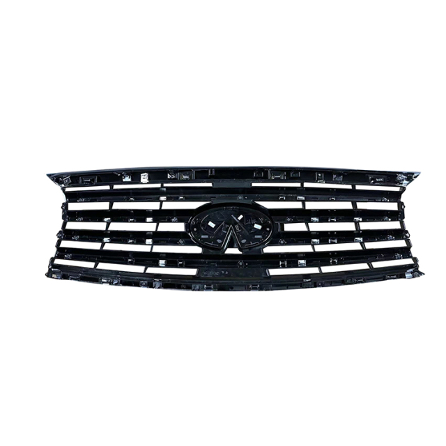 Front Bumper Upper Car Front Bumper Grill for Infiniti JX35 2013 QX60 2014-2017 Chrome W/Camera 62310-3JA0A 62310-3JA0B