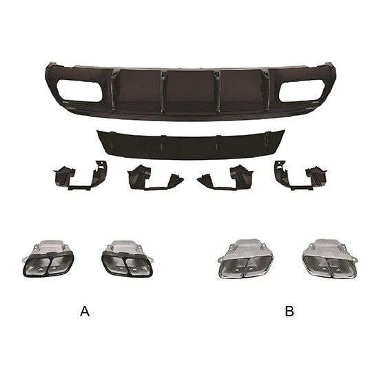 Car Body Kits Rear Bumper Rear Diffuser for Mercedes Benz Class a W176 Upgrade to AMG45 2013-2018 Rear Diffuser,www.hongyangcorp.com,Car Body Kits Rear Bumper Rear Diffuser for Mercedes Benz Class a W176 Upgrade to AMG45 2013-2018 Rear Diffuser