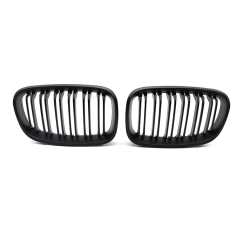 Wholesale Car Accessories Dual Slat Matte Black Car Front Bumper Mesh Grille for BMW 1 Series F20 2012-2014,www.hongyangcorp.com,Wholesale Car Accessories Dual Slat Matte Black Car Front Bumper Mesh Grille for BMW 1 Series F20 2012-2014