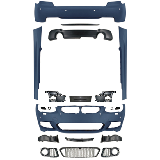 Car Body Kit Rear Bumper Car Front Bumper for BMW 3Series E92 Upgrade to M-Tech 2010-2013