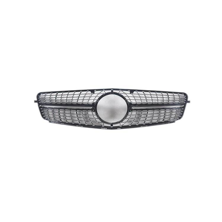 Auto Bumper Car Exterior Accessories Diamond GTR Black/Silver Front Grille for Mercedes Benz Class C W204 2007-2014,www.hongyangcorp.com,Auto Bumper Car Exterior Accessories Diamond GTR Black/Silver Front Grille for Mercedes Benz Class C W204 2007-2014