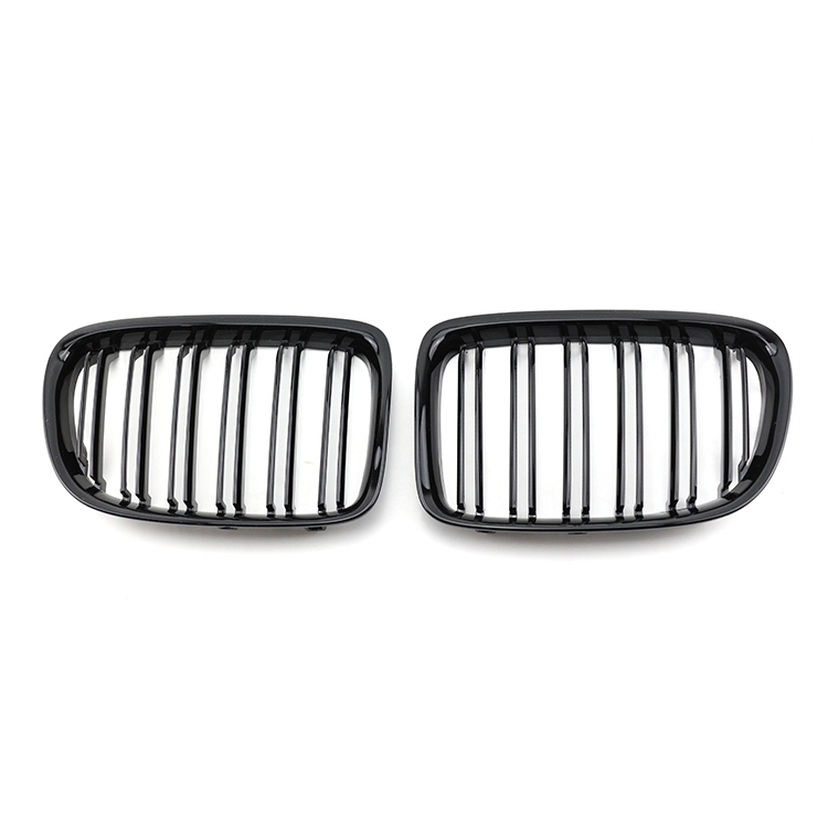 ABS Material Auto Parts Double Slat Gloss/Matte Black Carbon Look Chrome Car Front Grille for BMW X1 Series E84 09-16,www.hongyangcorp.com,ABS Material Auto Parts Double Slat Gloss/Matte Black Carbon Look Chrome Car Front Grille for BMW X1 Series E84 09-16