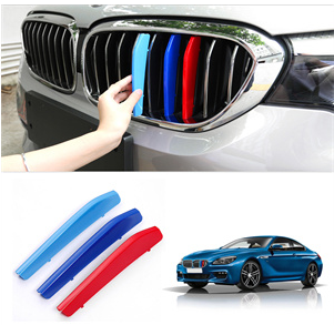 High Quality Car Kidney Grille 3 M-Color Insert Trim Grill Stripes for BMW 3 Series F30