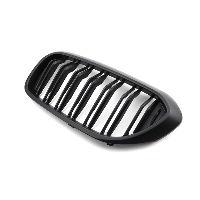 Double Slat Matte Black OEM Insert Aftermarket Front Bumper Mesh Radiator Grille Fit for BMW 5 Series G30 G38 2018-2020,www.hongyangcorp.com,Double Slat Matte Black OEM Insert Aftermarket Front Bumper Mesh Radiator Grille Fit for BMW 5 Series G30 G38 2018-2020