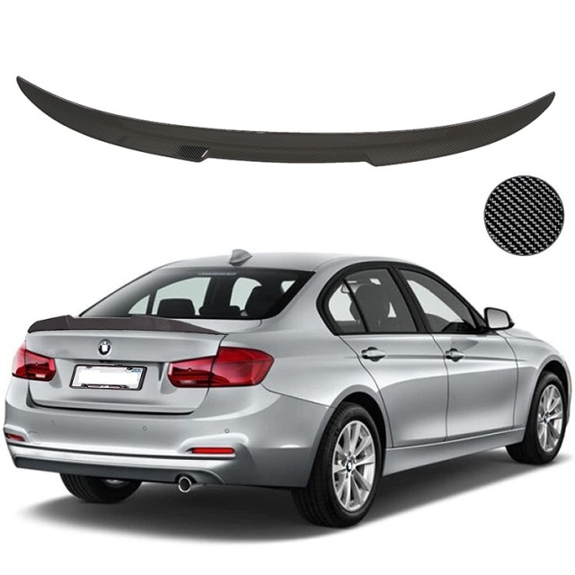 MP M4 PSM Style Gloss Black Rear Spoiler for BMW 3 Series F30 2012-2019