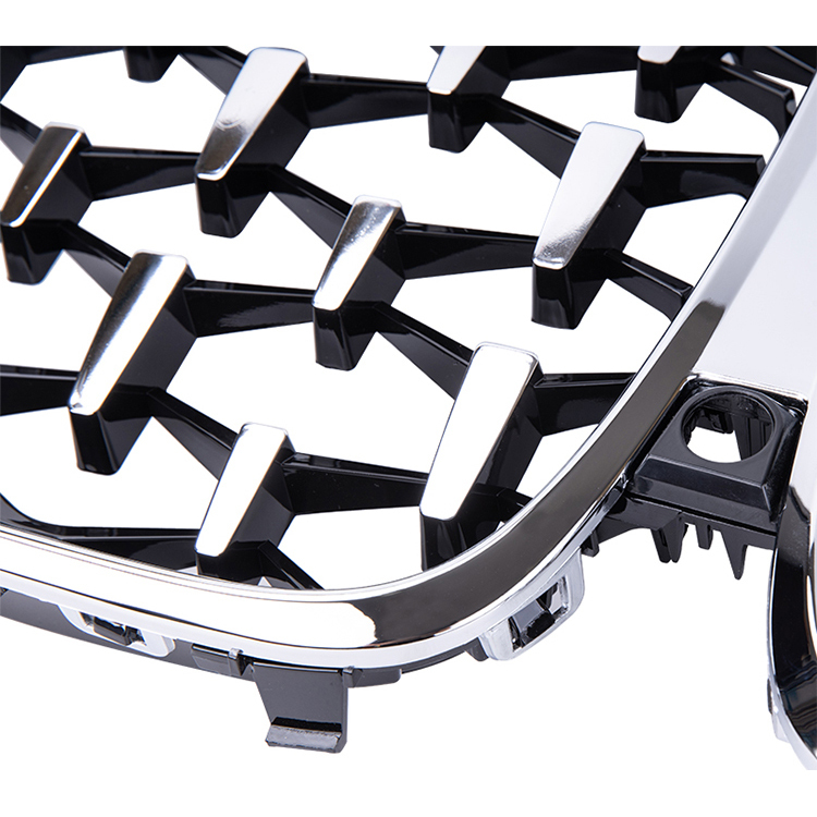 Diamond All Silver Inserts Front Bumper Mesh Guard Protector Grille Car Front Grille for BMW X5 X6 Series G05 2018-IN Car Grills,www.hongyangcorp.com,Diamond All Silver Inserts Front Bumper Mesh Guard Protector Grille Car Front Grille for BMW X5 X6 Series G05 2018-IN Car Grills