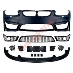 Car Modified Body Kit Front Bumper Assy for BMW 3Series E92 Modified to M4 2006-2009 With Fog Lamp Hole