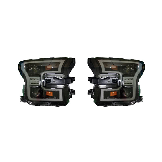 Car Headlights 2LED Lens White Day Light Lens Matte Black and Chrome Plated Decorative Frame for Ford F150 2015-2017,www.hongyangcorp.com,Car Headlights 2LED Lens White Day Light Lens Matte Black and Chrome Plated Decorative Frame for Ford F150 2015-2017