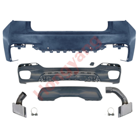Car Auto Spare Parts Front Bumper Assy Front Lip Bodykit for BMW X6 Series F16 Modified to X6M 2014-2018,www.hongyangcorp.com,Car Auto Spare Parts Front Bumper Assy Front Lip Bodykit for BMW X6 Series F16 Modified to X6M 2014-2018