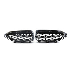 Diamond Chrome Frame With Chrome Point Classic Radiator Front Bumper Mesh Grille Fit for BMW 3 Series F30 F35 2012-IN,www.hongyangcorp.com,Diamond Chrome Frame With Chrome Point Classic Radiator Front Bumper Mesh Grille Fit for BMW 3 Series F30 F35 2012-IN