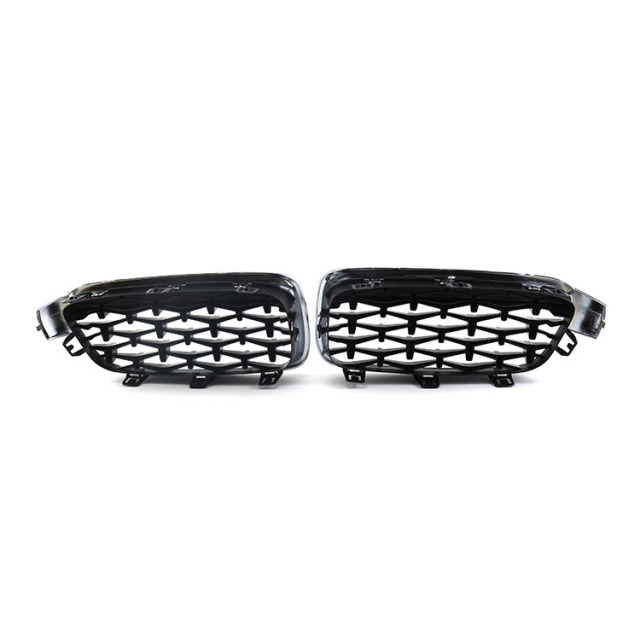Diamond Chrome Frame With Chrome Point Classic Radiator Front Bumper Mesh Grille Fit for BMW 3 Series F30 F35 2012-IN,www.hongyangcorp.com,Diamond Chrome Frame With Chrome Point Classic Radiator Front Bumper Mesh Grille Fit for BMW 3 Series F30 F35 2012-IN