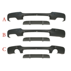 Car Body Kit Rear Bumper Rear Diffuser for BMW 3Series E90 Modified to M-Tech 2005-2012