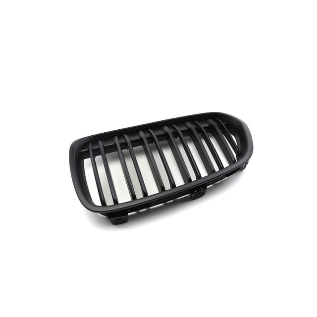 Auto Parts Dealers Matte Black Dual Slat Front Bumper Mesh Radiator Grille Car Front Grille Fit for BMW F52 2016-2020