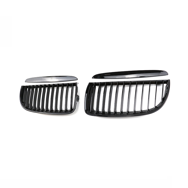 Wholesale Mesh Car Grill Single/Double Slat Black Car Front Bumper Grille for BMW 3 Series E90 2005-2007