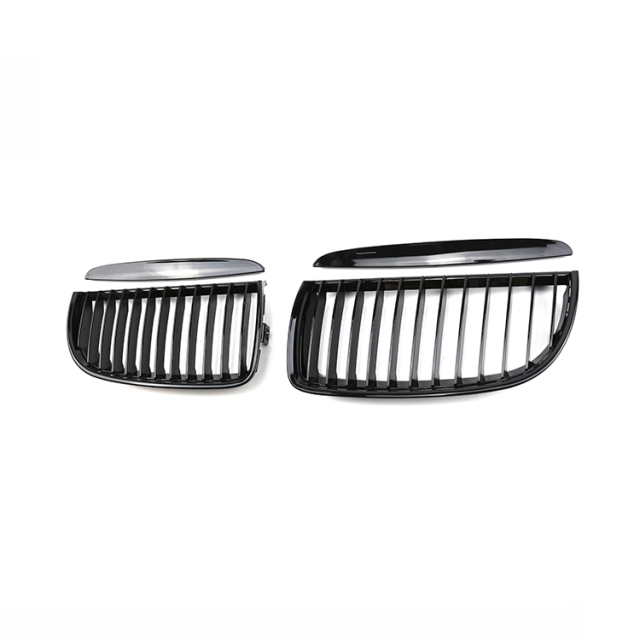 Wholesale Mesh Car Grill Single/Double Slat Black Car Front Bumper Grille for BMW 3 Series E90 2005-2007