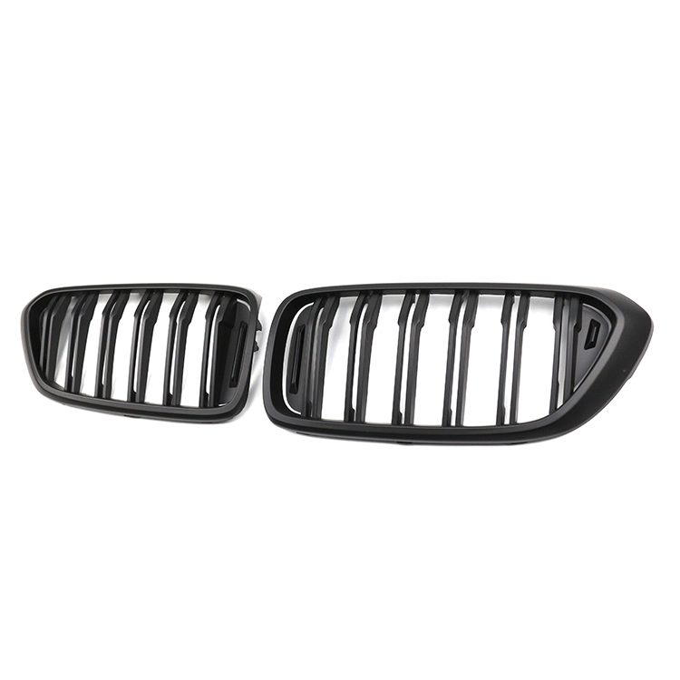Car Parts Wholesale Car Exterior Accessories Double Slat Carbon Look Car Front Grille for BMW 6 Series G32 GT