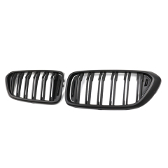 Car Parts Wholesale Car Exterior Accessories Double Slat Carbon Look Car Front Grille for BMW 6 Series G32 GT