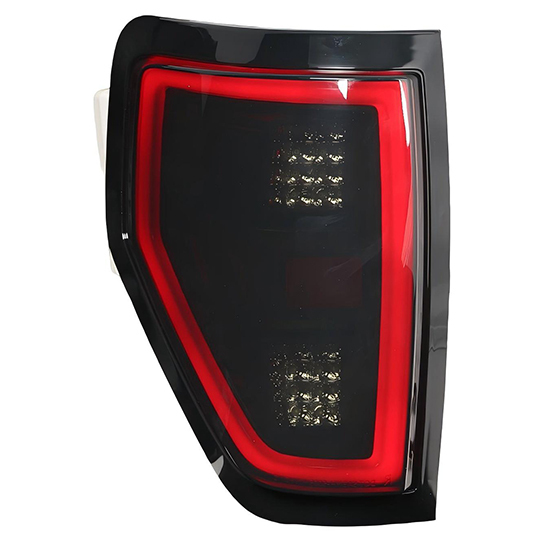 Auto Parts Tail Lights Matte Black and clear Shade Matte Black Decorative Frame for Ford F150 2009-2014,www.hongyangcorp.com,Auto Parts Tail Lights Matte Black and clear Shade Matte Black Decorative Frame for Ford F150 2009-2014