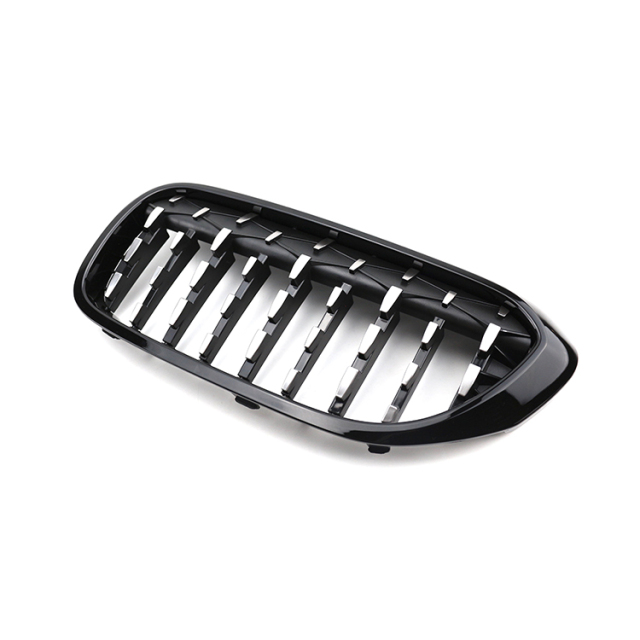 Auto Parts Company Diamond Half Silver Universal Car Front Grille Fit for 5 Series G30 G38 2018-2020