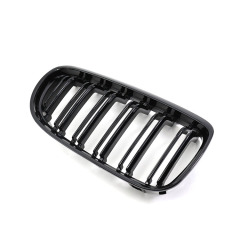 Automotive Gloss Black Dual Slat Inserts Front Bumper Mesh Grille Car Front Grille Fit for BMW 3Series E90 2008-2011