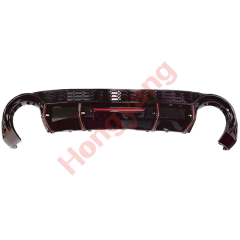Car Auto Spare Parts Bodykit Rear Diffuser for Audi A3 Upgrade to RS3 2021 2022 2023 2024 Use for Hatchback Car/With Lamp,www.hongyangcorp.com,Car Auto Spare Parts Bodykit Rear Diffuser for Audi A3 Upgrade to RS3 2021 2022 2023 2024 Use for Hatchback Car/With Lamp