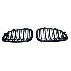 Spare Parts Classic Style Auto Front Bumper Car Grill for BMW 5 Series E60 Double Slat Glossy Black 2003-2010 Easy Installation,www.hongyangcorp.com,Spare Parts Classic Style Auto Front Bumper Car Grill for BMW 5 Series E60 Double Slat Glossy Black 2003-2010 Easy Installation