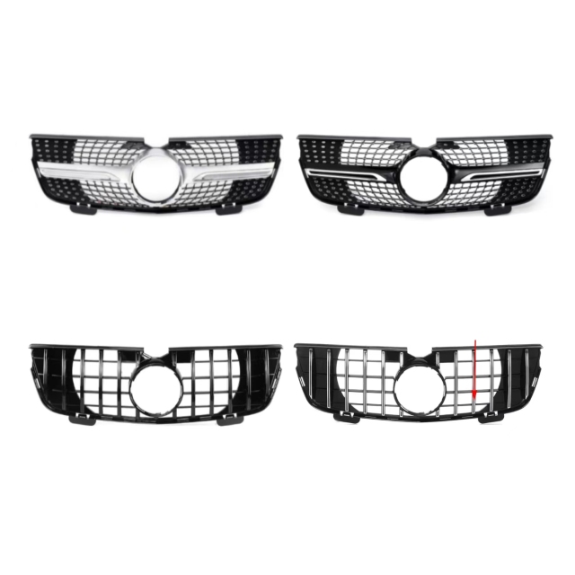 Vehicle Spare Parts Car Front Bumper Grille GTR/Diamond for Mercedes Benz Class GLE W292 GL X164 Double Lines Three Lines,www.hongyangcorp.com,Vehicle Spare Parts Car Front Bumper Grille GTR/Diamond for Mercedes Benz Class GLE W292 GL X164 Double Lines Three Lines
