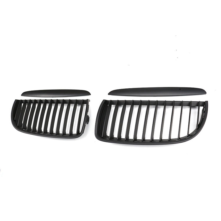 Hot Sale Modified Matte Black Painted Single Slat Front Bumper Mesh Grille Car Grille Fit for BMW 3Series E90 2005-2007,www.hongyangcorp.com,Hot Sale Modified Matte Black Painted Single Slat Front Bumper Mesh Grille Car Grille Fit for BMW 3Series E90 2005-2007