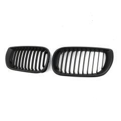 Automotive Matte Black Single Slat Custom OEM Insert Front Bumper Mesh Grille Car Front Grille Fit for BMW E46 2002-2004