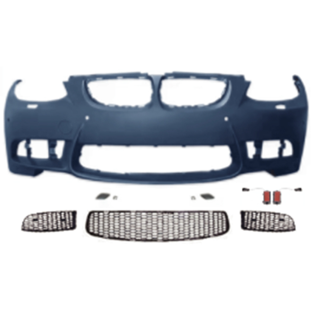 Car Body Kit Front Bumper Assy for BMW 3Series E92 Modified to M3 2006-2009 All Mesh Style
