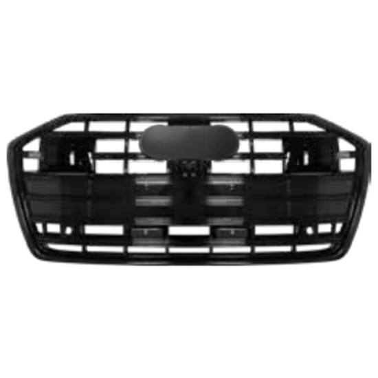 Car Auto Spare Parts Bodykit Grille for Audi A6 Upgrade to S6 Glossy Black Frame/Black Strip/ACC 2019 2020 2021 2022 2023 2024,www.hongyangcorp.com,Car Auto Spare Parts Bodykit Grille for Audi A6 Upgrade to S6 Glossy Black Frame/Black Strip/ACC 2019 2020 2021 2022 2023 2024