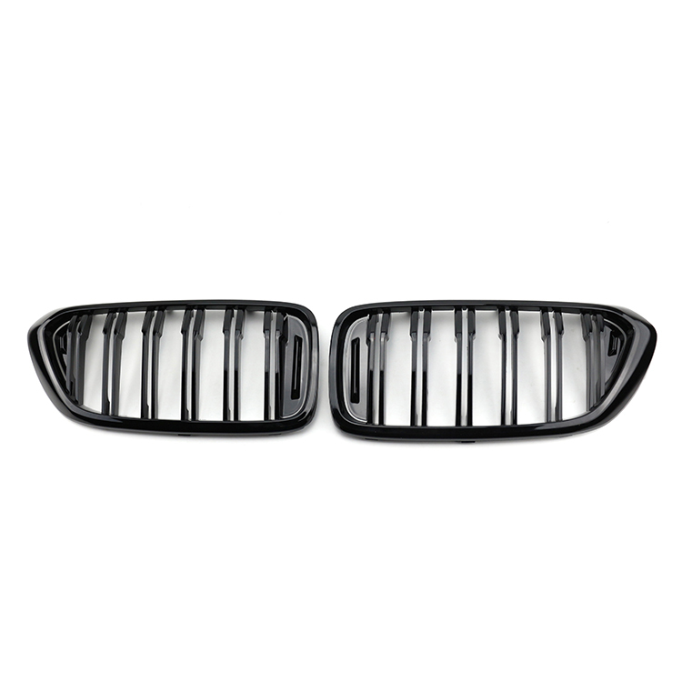 Car Accessories Front Grille for BMW 6 Series G32 GT 2017-IN Single/Double Slat Gloss/Matte Black/Carbon Look