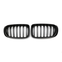 Matte Black Dual Slat Replacement Restoration Front Bumper Mesh Grille Car Front Grille Fit for BMW Series X3 F25 2011-2013,www.hongyangcorp.com,Matte Black Dual Slat Replacement Restoration Front Bumper Mesh Grille Car Front Grille Fit for BMW Series X3 F25 2011-2013