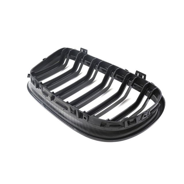 Auto Accessory Carbon Look Dual Slat Front Bumper Mesh Grille Car Front Grille Fit for BMW Series 3 E90 2008-2011