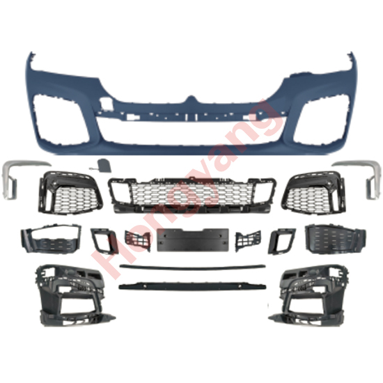 Car Auto Spare Parts Front Bumper Assy Grille Bodykit for BMW 7 Series G11 G12 Modified to M760 Sport 2019-2022