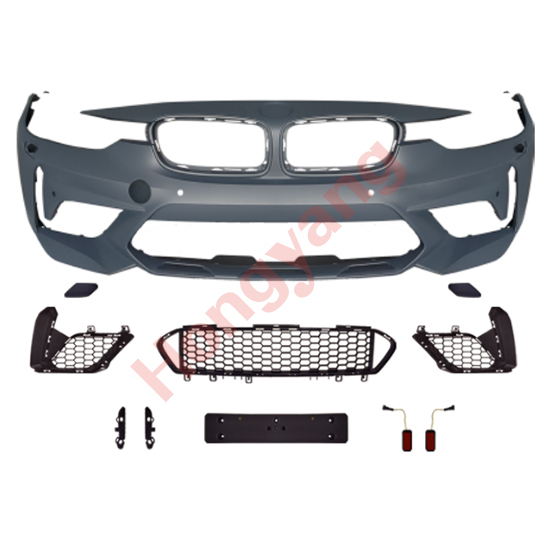 Auto Accessories Front Bumper Assy for BMW 3 Series F30/35 Upgrade to M3CS 2013-2018 Front Bumper Assy