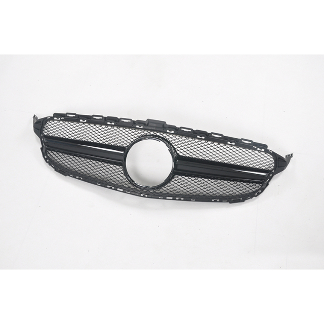 Factory Price Auto Parts AMG Black/Silver Car Mesh Front Bumper Grille for Mercedes Benz C Class W205 2015-2018,www.hongyangcorp.com,Factory Price Auto Parts AMG Black/Silver Car Mesh Front Bumper Grille for Mercedes Benz C Class W205 2015-2018