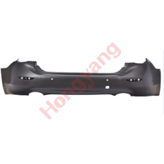 Car Parts Black W/I PDC Hole W/I Washer Hole Front Bumper Fit for Infiniti Q50 2014-2017 62022 85022