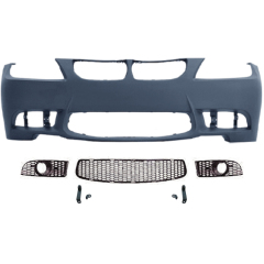 Car Modified Body Kit Front Bumper Assy Grille  for BMW 3Series E90 Modified to M3 2009-2012 With Fog Lamp Hole Style