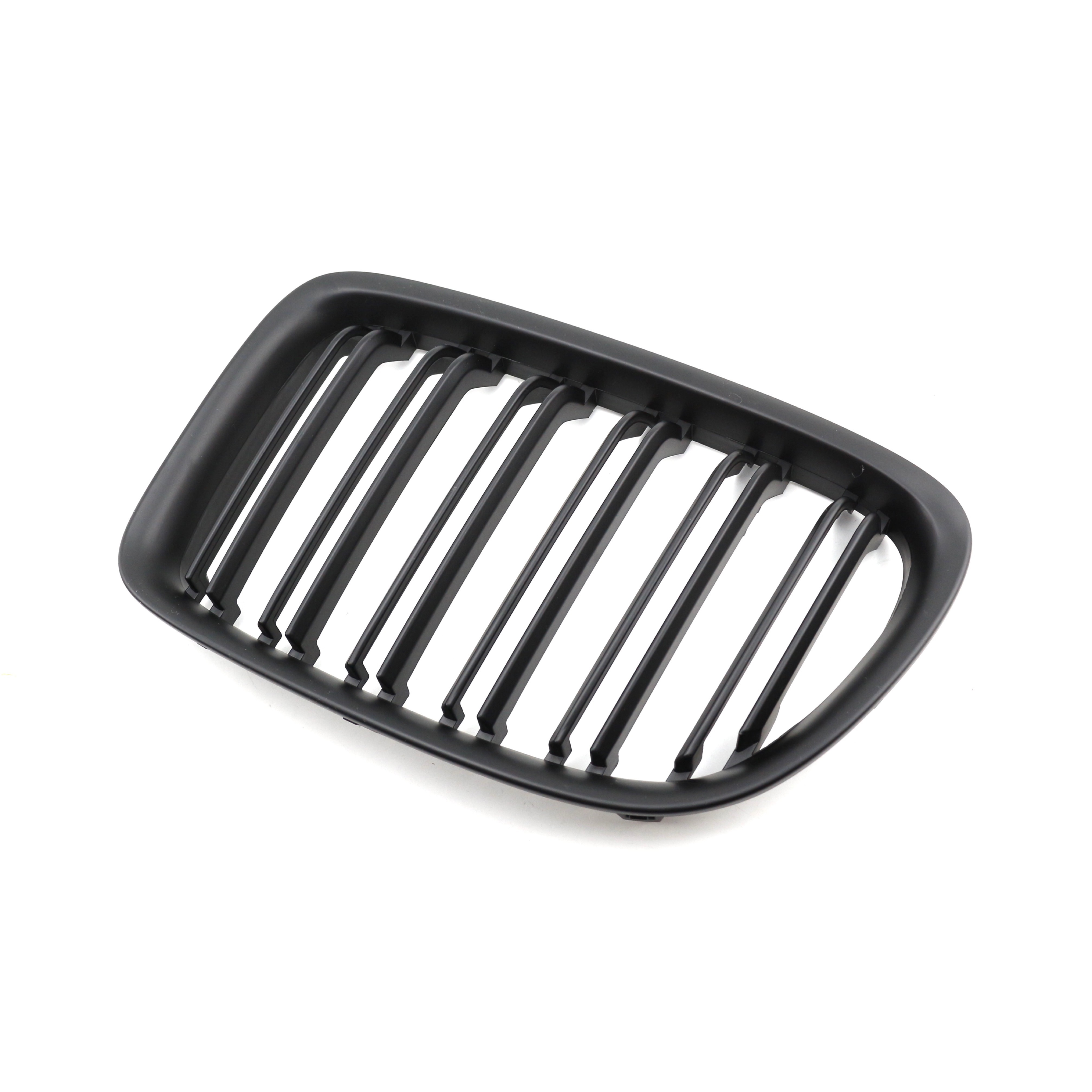 Car Body Parts Factory Directly Auto Front Bumper Grille for BMW X1 E84 2009-2016 Double Slat Matte Black